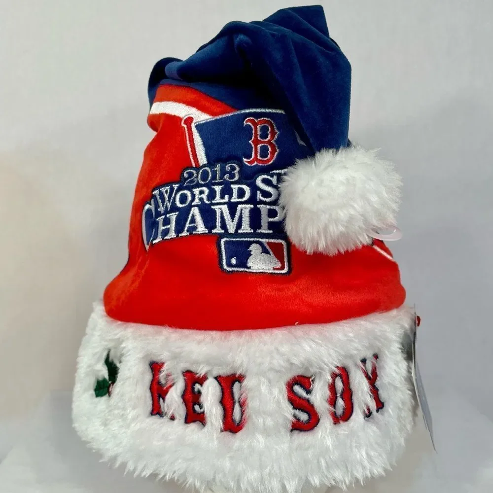 Red Sox World Series Champions Santa Hat
